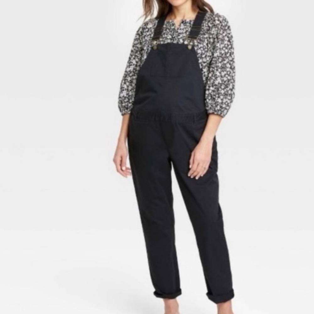 The Nines by HATCH Black Women Jeans Overalls
